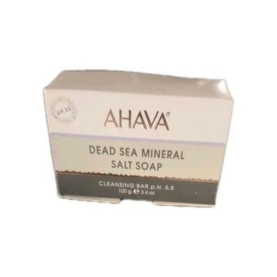 Ahava Dead Sea Mineral Salt Soap Cleansing Bar Ph 5.5