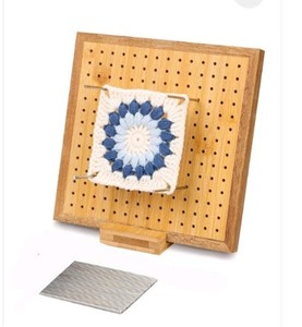 2 Sets Crochet Blocking Board with Pins, Blocking Boards for Crochet Projectsj