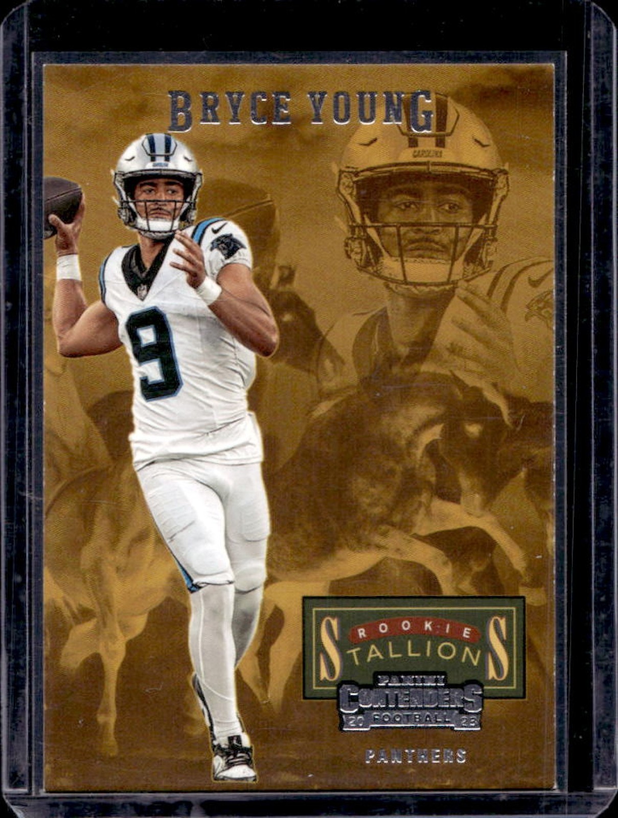 2023 Contenders Bryce Young Rookie Stallions Rookie RC #3 Panthers