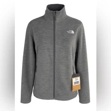 The North Face Women’s Canyonlands Full Zip Jacket XL Gray Heather Fleece NWT