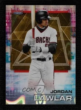 2021 Bowman's Best Gold Lava Refractor /75 Jordan Lawlar #39