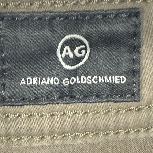 Adriano AG Goldschmied Men Green 34x29 Everett Slim Straight AG-50862 Pants - Picture 6 of 10