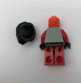 LEGO UFO Zotaxian Alien Minifigure Chamon Space Black Helmet 2543 Spacecraft