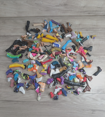 #ad Lot of 50 Various Doll MOST Rinbow High 11quot; Shoes Various Sizes Various Types $35.95