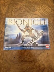 LEGO Bionicle Vahki Bordakh Set 8615 With Manual Disc & Canister Retried 2004