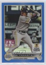 2022 Chrome NPB Nippon Professional Baseball Blue Refractor Yuki Yanagita 0l1