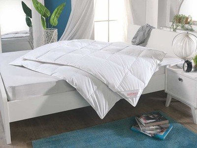 Sannwald Daunen-Kassettenbettdecke »Dream«, medium (200x200 cm) - B-Ware