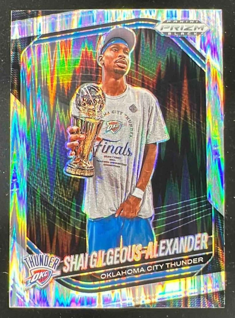 2024-25 Panini Prizm Black Skewed Prizms #164 Shai Gilgeous-Alexander /249