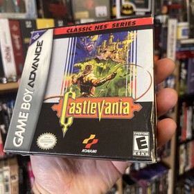 Castlevania Classic NES Series GBA Nintendo GameBoy Advance in scatola autentico