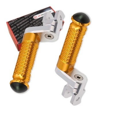 Racing 25mm Extension Gold Rider Front Foot Pegs For Triumph Trident 660 21-24