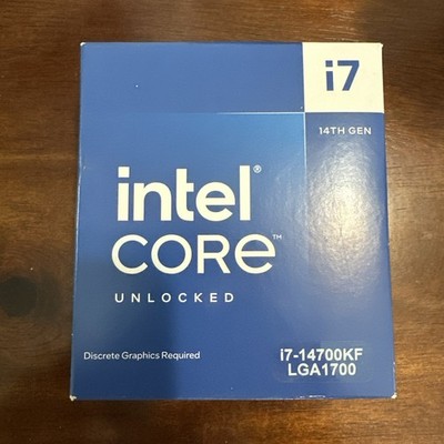 Intel Core I7-14700KF New Gaming Desktop Processor 20 Cores (8 P-cores + 12