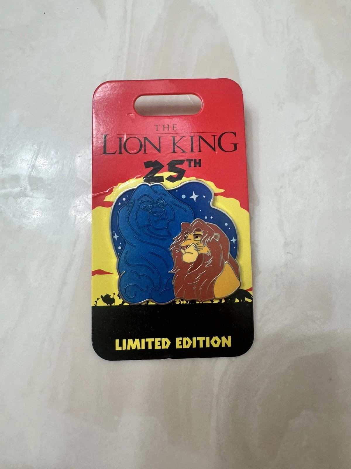Disney Lion King 25th Anniversary Simba Mufasa LE PIN