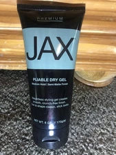 Jax Pliable Dry Gel 6oz Medium Hold Semi-Matte Finish – Rare Blue Band