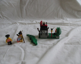 Lego 6246 Islanders -Crocodile Cage-100% complete w/instructions & box