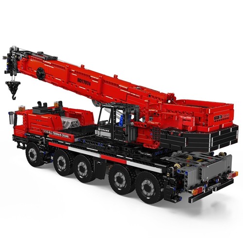 Mould King 17074 Crane Engineering Red Truck Building Block Remote Control MOC - Picture 2 of 6