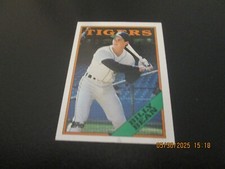 BILLY BEAN TIGERS 1988 TOPPS BASEBALL CARD  #267