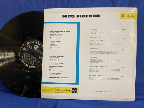 NICO FIDENCO RCA 440589. ORIGINAL FRANKREICH LP NEUWERTIG - Bild 3 von 4