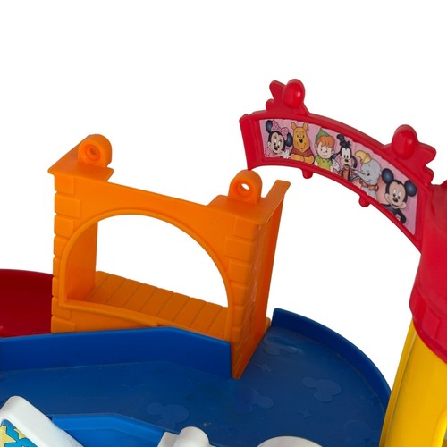 FISHER-PRICE Little People Giornata Magica a Disney Playset VIDEO Topolino Luci Auto - Foto 12 di 14
