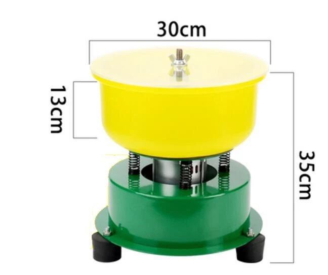 Metal Jewelry Tumbler Vibratory Polisher Grinder Machine