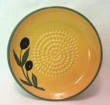 CLAYTON Lead Safe Ceramic Tuscan 5" Garlic Ginger Cheese Grater Lemon Zester