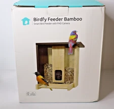 NetVue Birdfy AI Smart Bird Feeder with Camera NI-8401 (Bamboo) Non-Solar Model