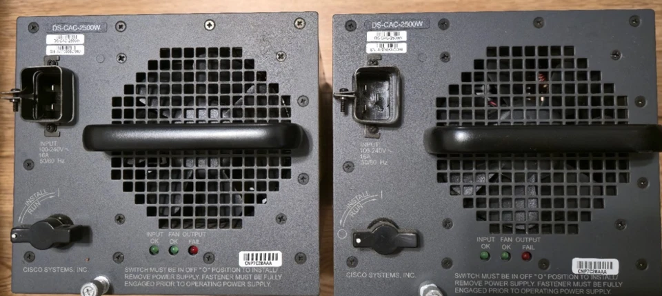 Fuente de alimentación Cisco Systems DS-CAC-2500W Foto 3 de 4
