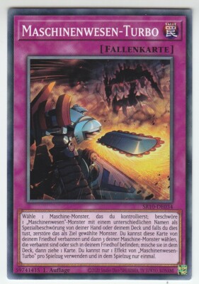 Yu-GI-OH Maschinenwesen Turbo Common SR10-DE034 NEU!
