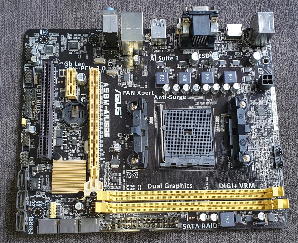 ASUS A58M-A/USB3 Motherboard FM2/FM2+ DDR3 Mainboard - Image 2 of 4
