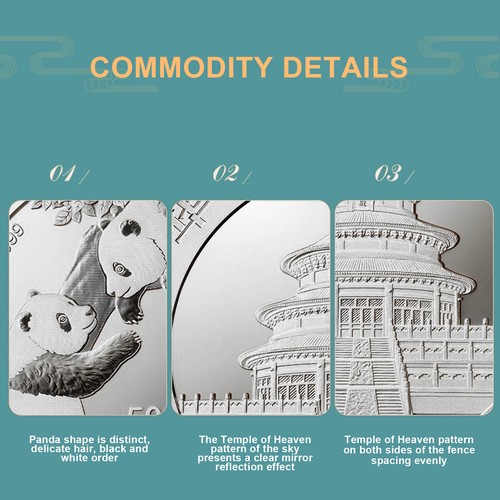 2023 China 30g Real Silver Panda ¥10 Yuan Coin GEM BU Brilliant Uncirculated - Picture 4 of 4
