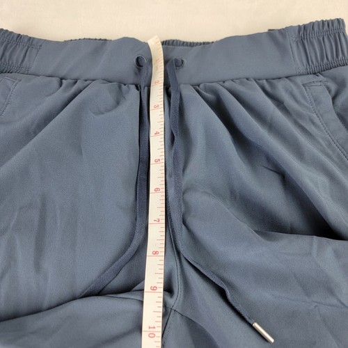 Calia XS Mid Rise Short Blue Running Gym Brief Zip Pocket 8" Inseam Relaxed NWT - Picture 5 of 9