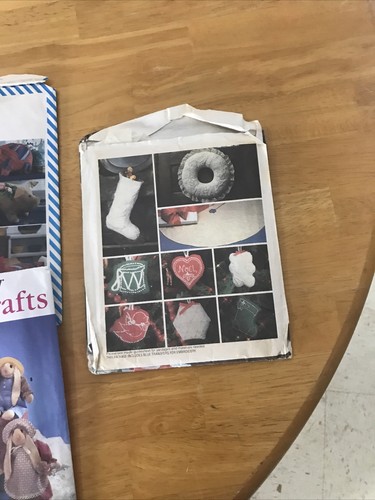 Lot of 6 Vintage Sewing Patterns Stuffed Farm Animals - Rabbit Bear Bunny Dog - Picture 5 of 7