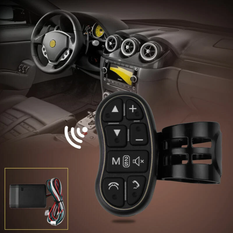 DVD GPS Player Steering Wheel Remote Controller w/ Audio Volume Bluetooth Switch — 第 2/4 张图片