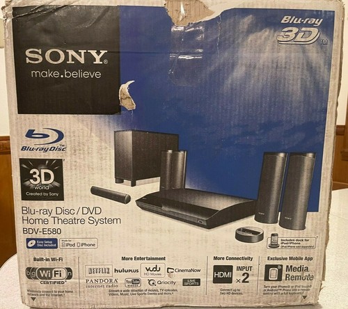 Buy NEW Sony BDV-E580 3D Blu-ray \u0026 DVD 