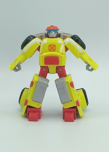 Playskool Heroes Transformers Rescue Bots HEATWAVE FIRE-BOT Used 6" - Afbeelding 1 van 7