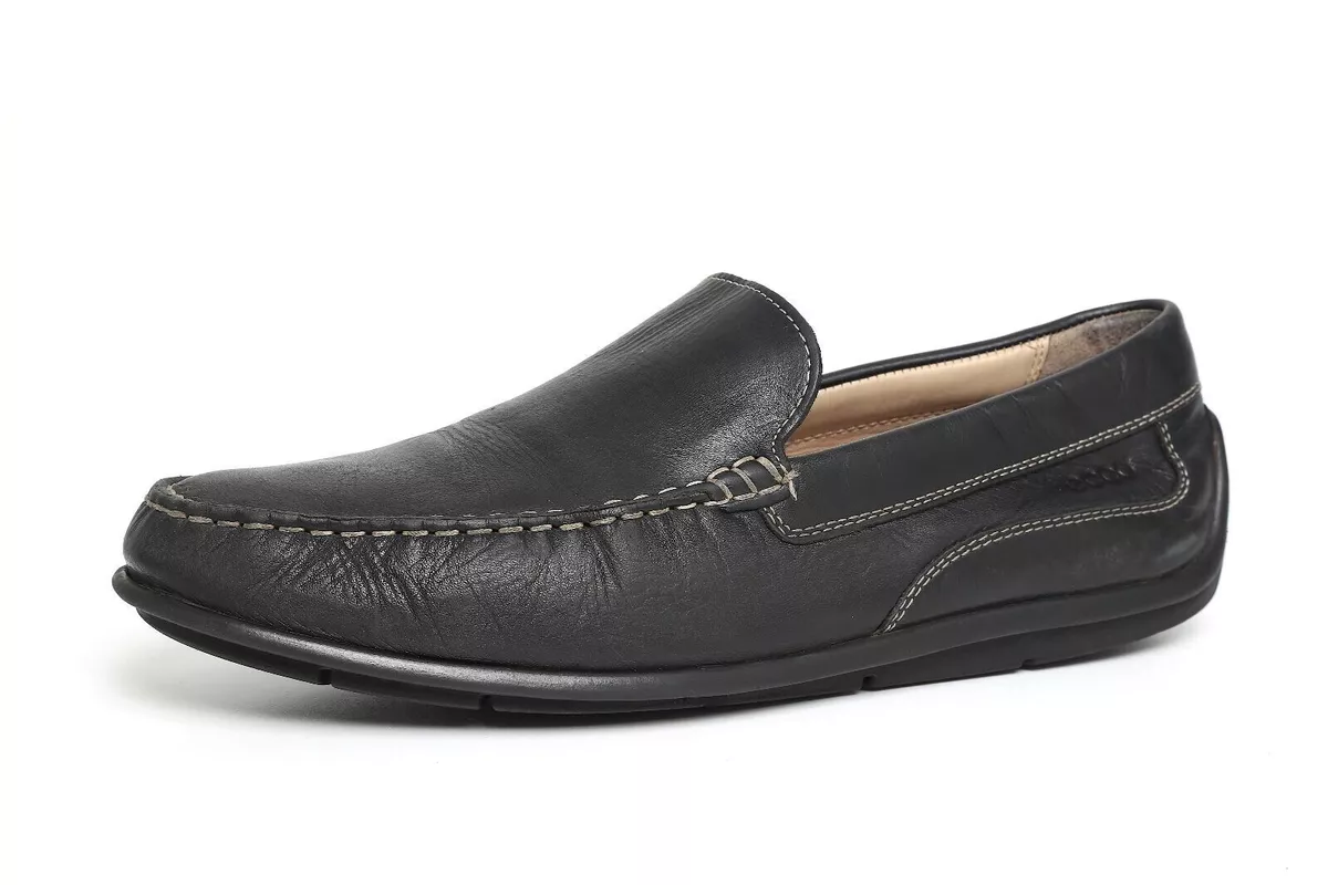 ECCO Men s Black Classic Moc Loafers N6244 Size 43 EUR eBay