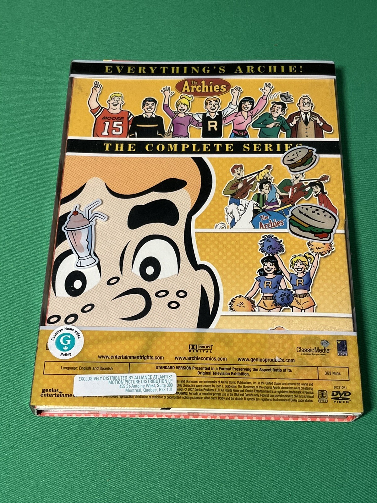 The Archies - The Complete Original Series (DVD, 2007, 2-Disc Set) for ...