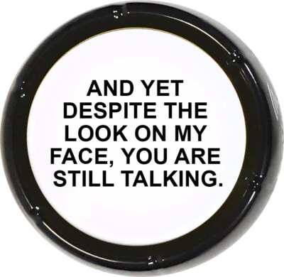 DAVOICE Despite Look onMy Face Still Talking Sound Button Joke Humor Desk Gag Gift Funny