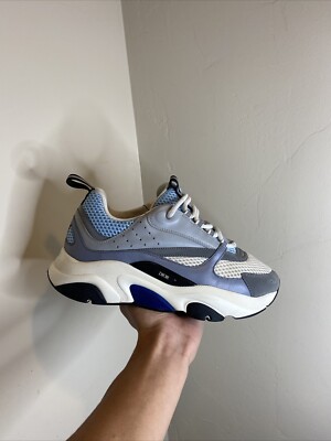 Dior B22 White Blue Sneakers Size 39 EU GOOD CONDITION