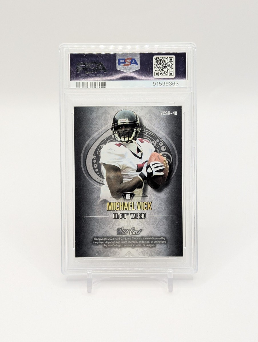 panini topps ウーデゴール　セット Michael Vick Wildcard 7 Card Studs 1/1 PSA 10 Atlanta
