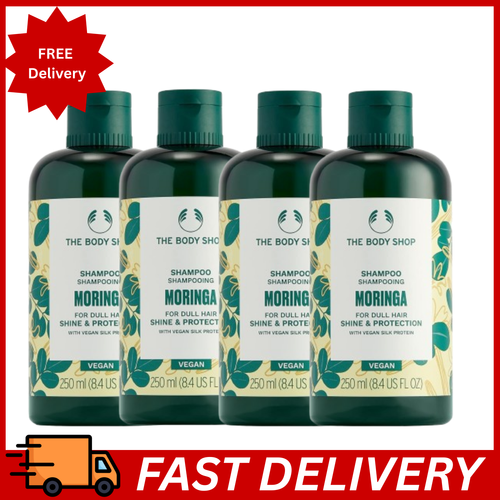 4X The Body Shop Shampoo Moringa Shine and Protection Shampoo 250ML