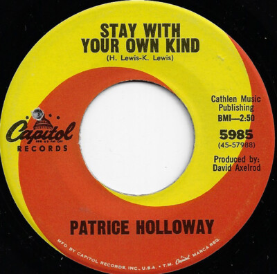 PATRICE HOLLOWAY that's all you got to do U.S. CAPITOL 45rpm_1967 rare SOUL 5985