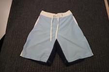 Arizona Jean Co. Swim Shorts Mens Small Trunks Drawstring Closure Blue