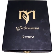 La Flor Dominicana TCFKA "M" Oscuro Empty Wooden Cigar Box 8" x 6.5" x 1.5"
