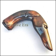 Antique Style Solid Brass Head Dog Head Handle For Walking Stick Canes Shaft