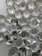 Authetic 4mm Round cut faceted NY Herkimer Diamond Quartz Jewels .20ct each