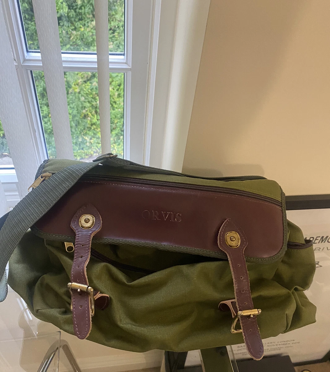 Orvis clearance leather bag