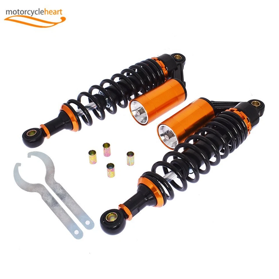 Amortiguadores traseros suspensión neumática 12,5" 320 mm para moto Honda CB CM VTX Foto 2 de 4
