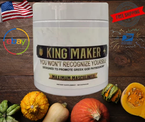 Grind King Maker | 13-in-1 Anabolic Supplement | Boost Stamina & N.O. | 120 Caps