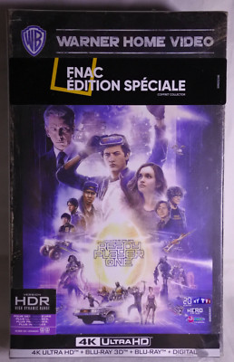Fnac Collector Box READY PLAYER ONE (Bluray 4K+3D+2D + Steelbook + Goodies)