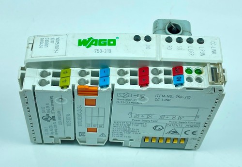 Wago 750-310 Fieldbus Coupler CC-Link Communications Module DIN Rail 24VDC - Picture 6 of 16